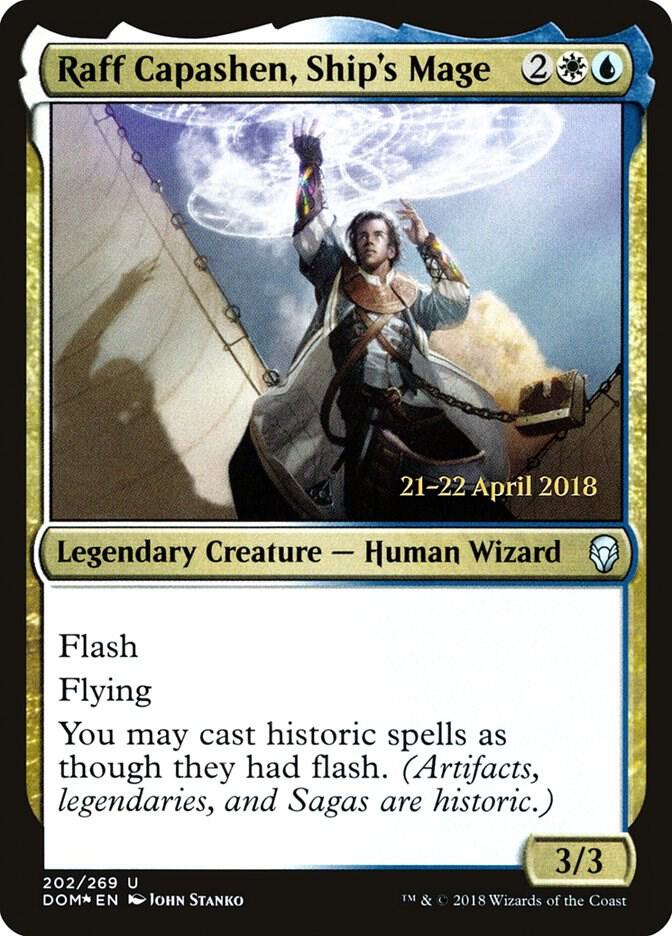 Raff Capashen, Ship's Mage 202 card from Prerelease Cards