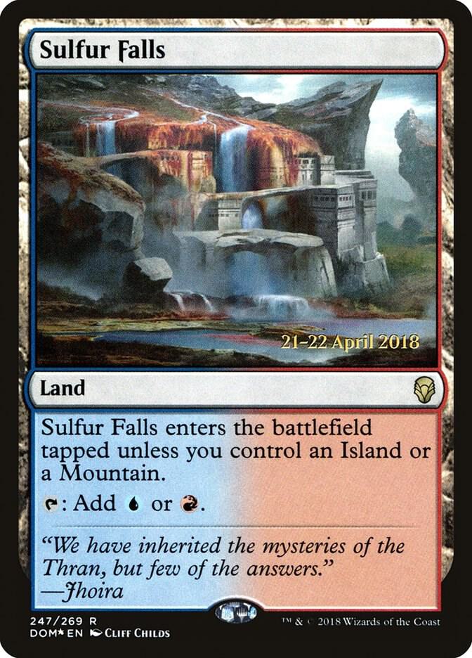 Sulfur Falls 247 card from Prerelease Cards