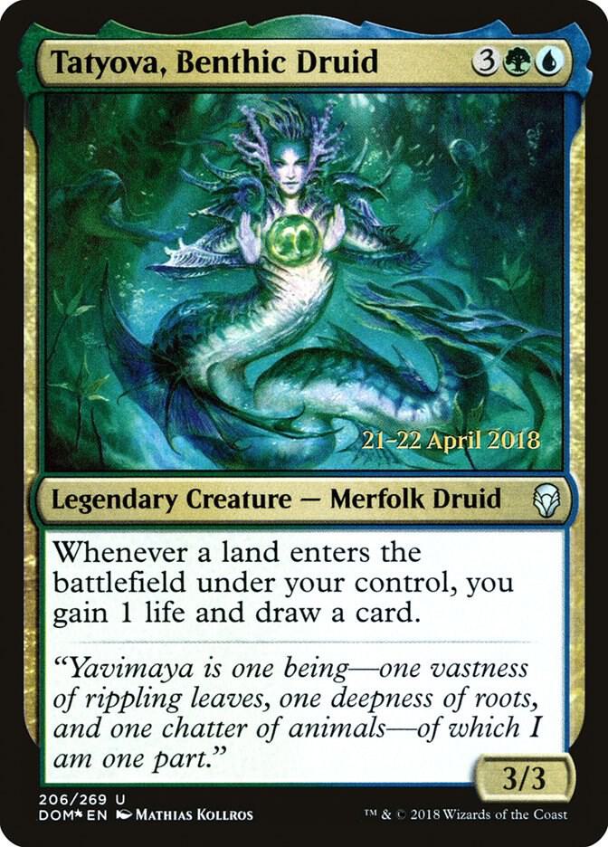 Tatyova, Benthic Druid 206 card from Prerelease Cards