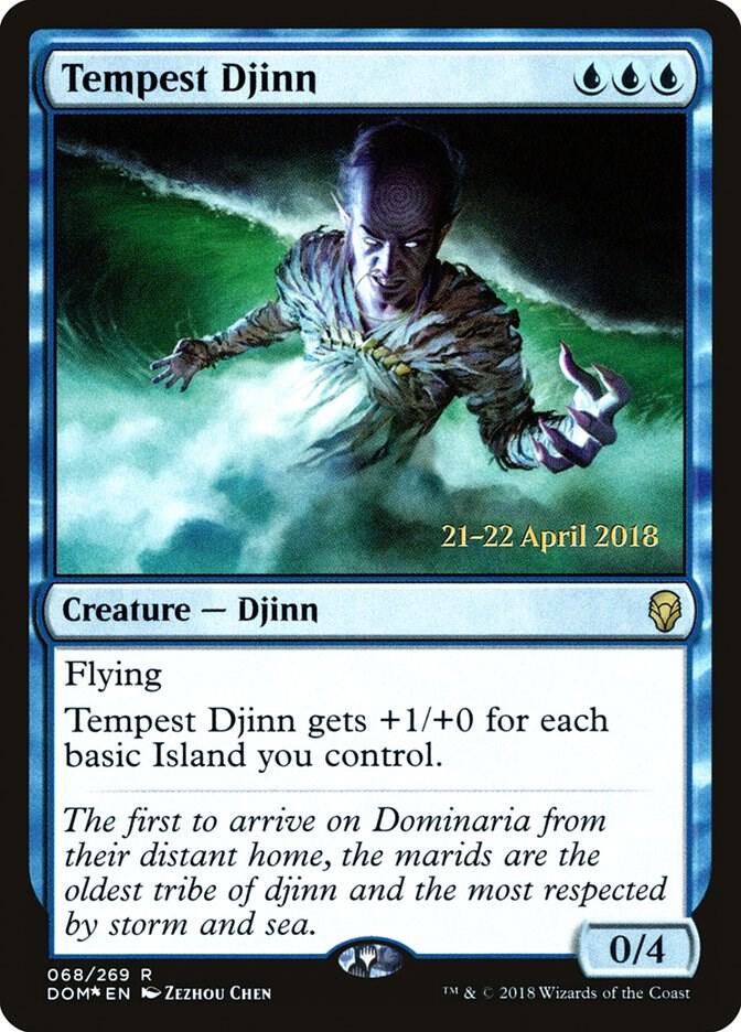 Tempest Djinn 68 card from Prerelease Cards