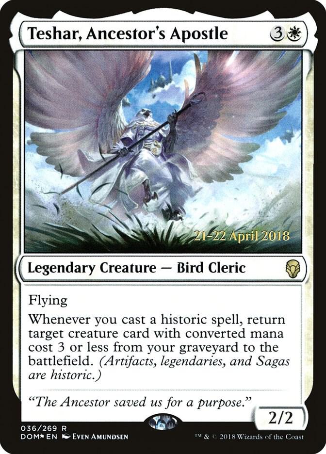 Teshar, Ancestor's Apostle 36 card from Prerelease Cards