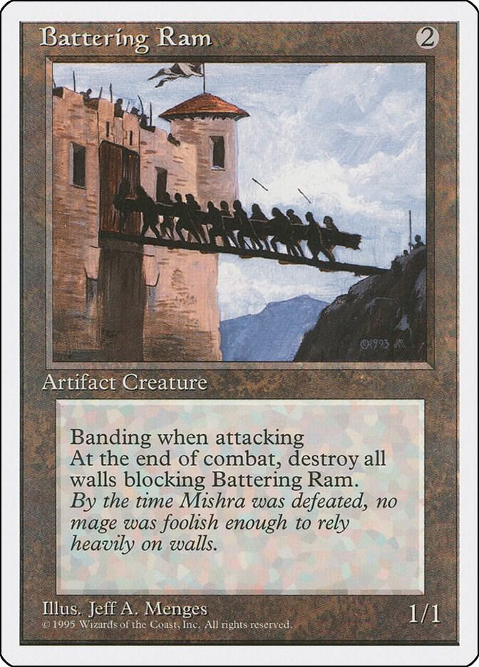 Battering Ram card from Fourth Edition