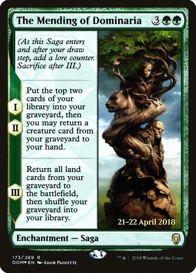 The Mending of Dominaria 173 card from Prerelease Cards