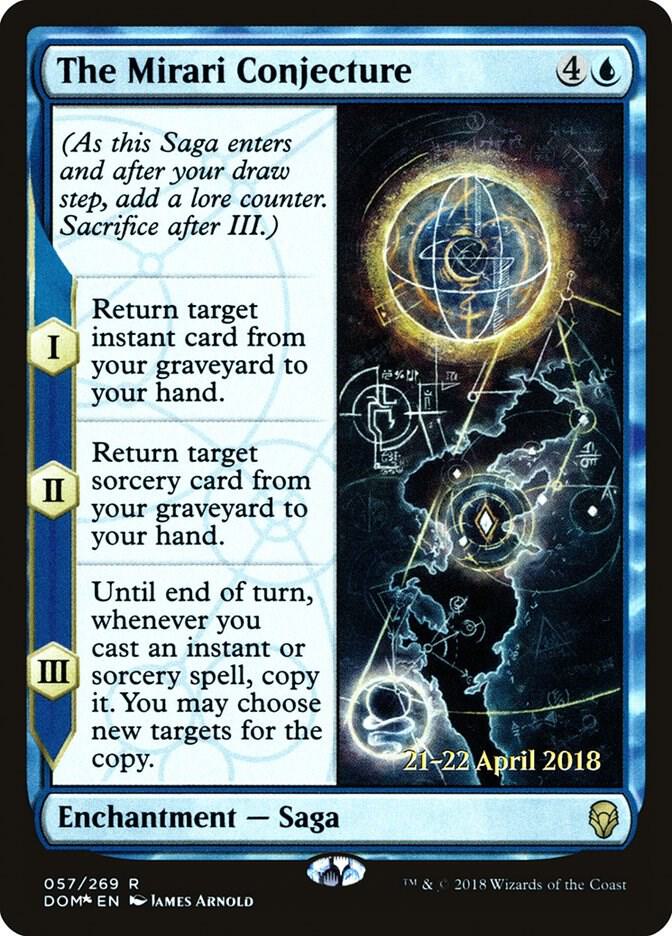 The Mirari Conjecture 57 card from Prerelease Cards