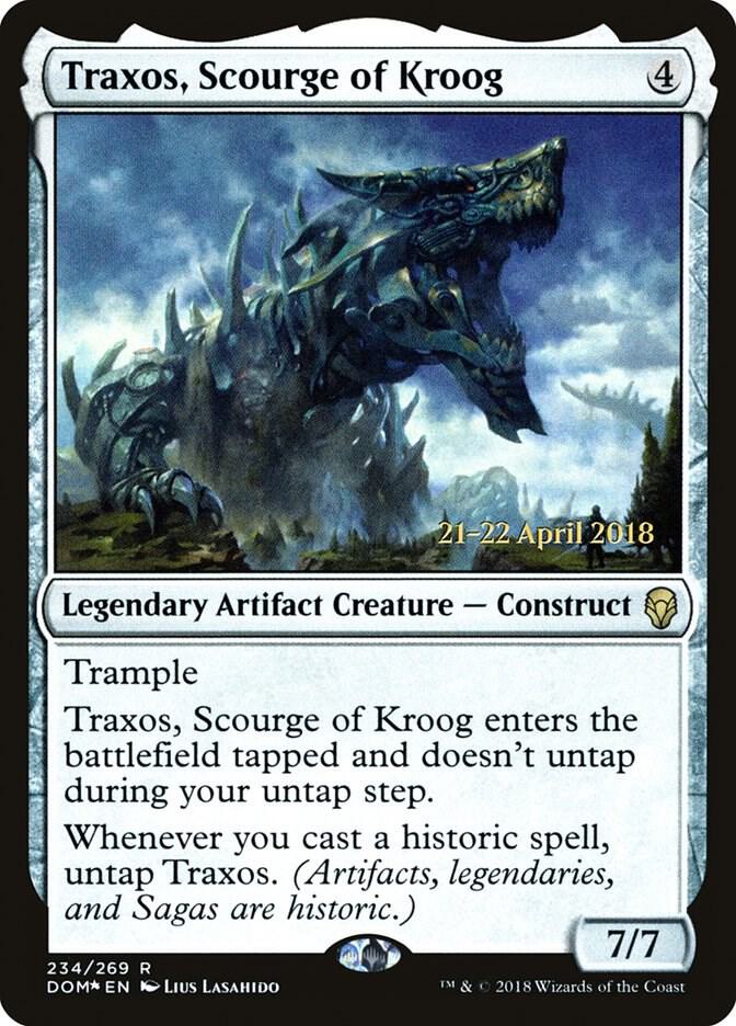 Traxos, Scourge of Kroog 234 card from Prerelease Cards