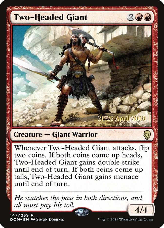 Two-Headed Giant 147 card from Prerelease Cards
