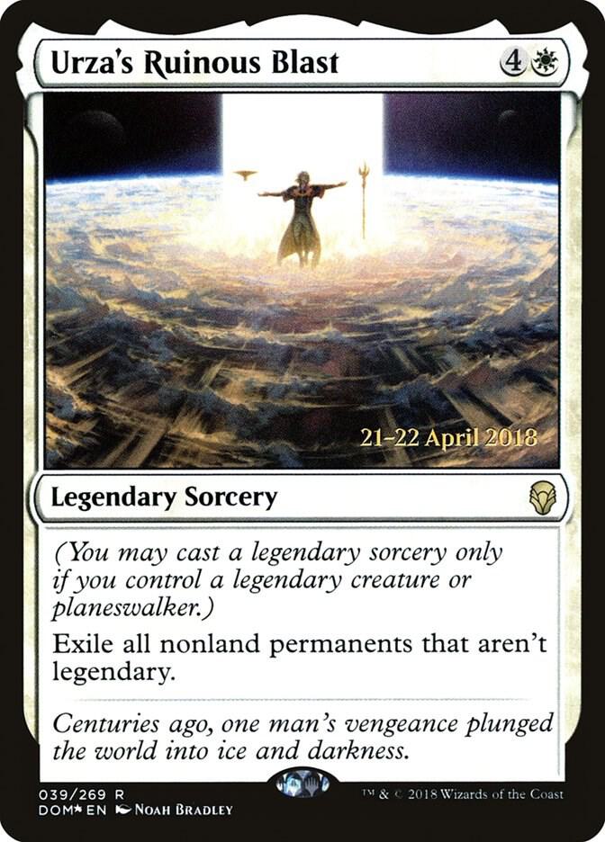 Urza's Ruinous Blast 39 card from Prerelease Cards