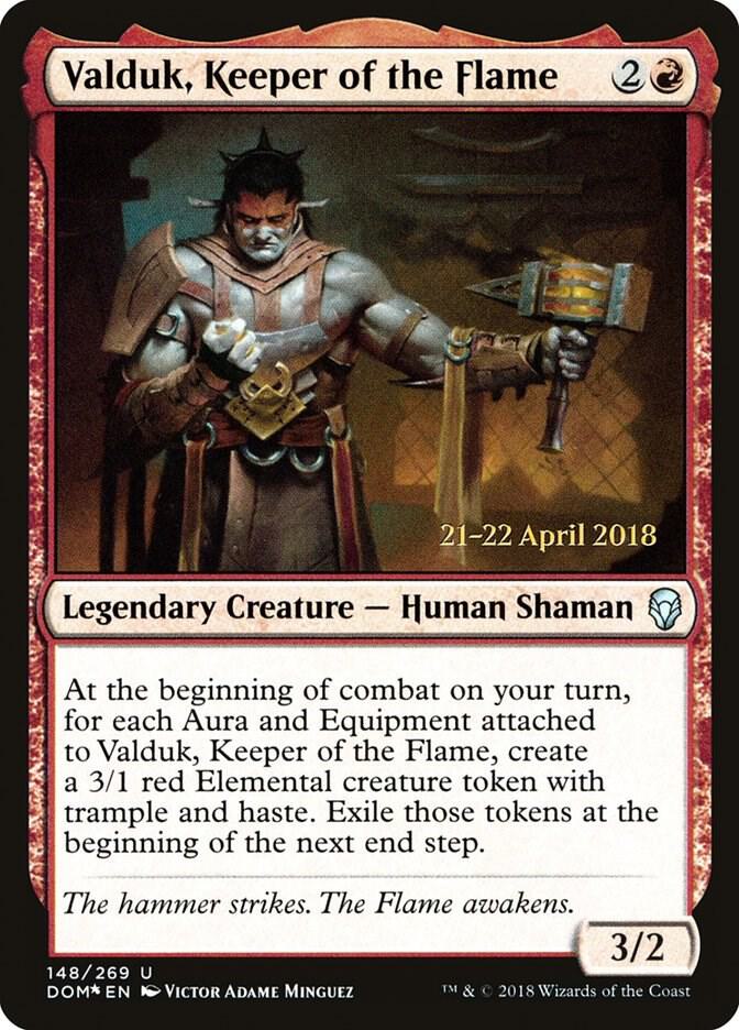 Valduk, Keeper of the Flame 148 card from Prerelease Cards