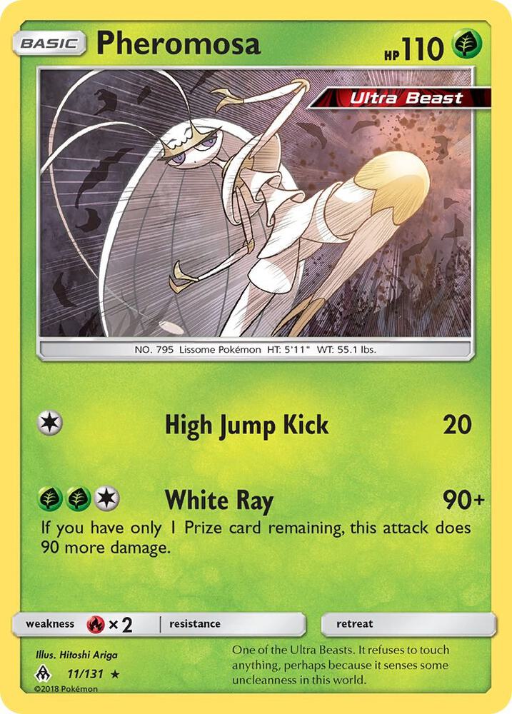Pheromosa 11/131 card from SM - Forbidden Light