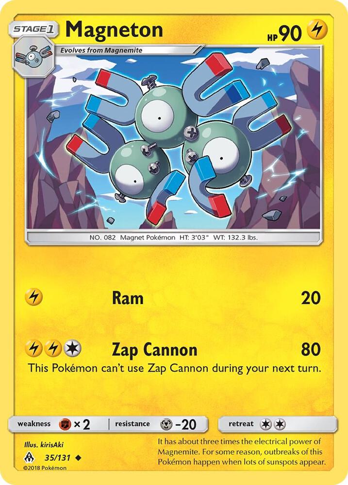 Magneton 35/131 card from SM - Forbidden Light