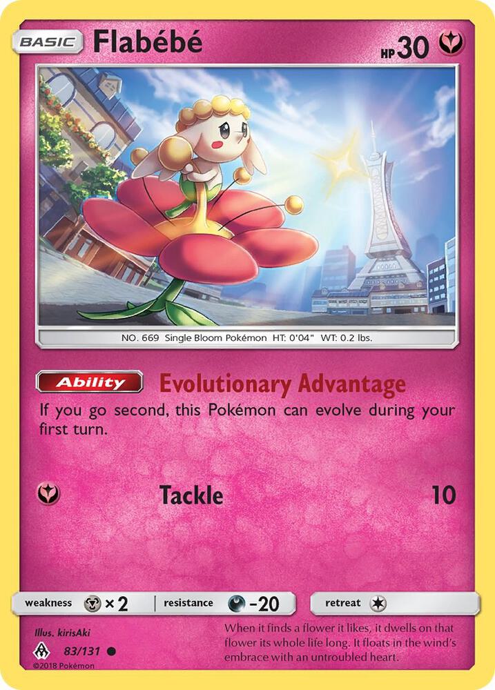 Flabebe (83) 83/131 card from SM - Forbidden Light