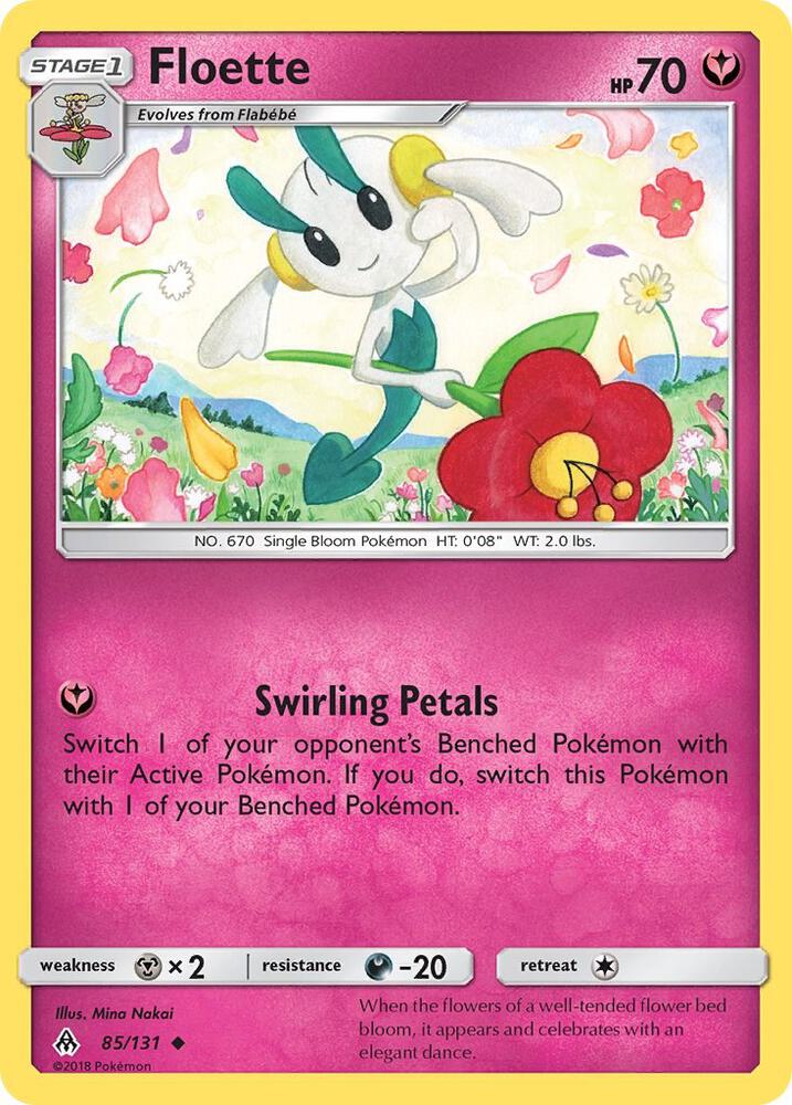 Floette 85/131 card from SM - Forbidden Light