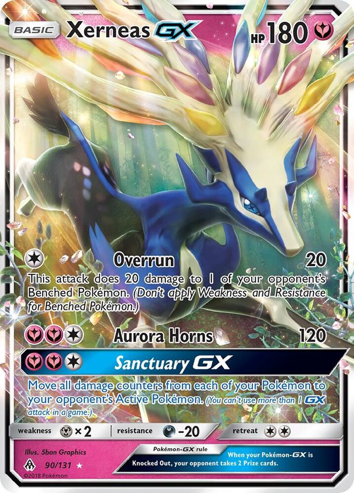 Xerneas GX 90/131 card from SM - Forbidden Light