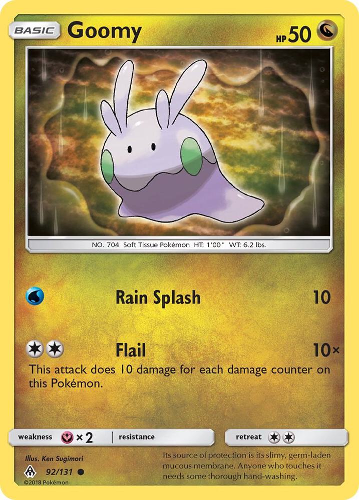 Goomy (92) 92/131 card from SM - Forbidden Light
