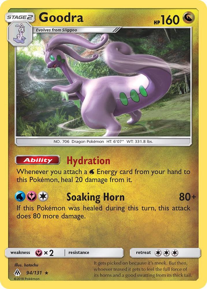 Goodra 94/131 card from SM - Forbidden Light