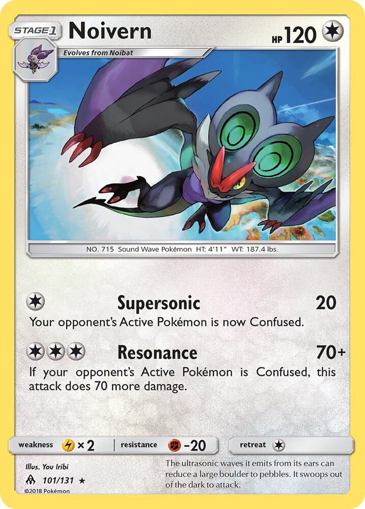 Noivern 101/131 card from SM - Forbidden Light