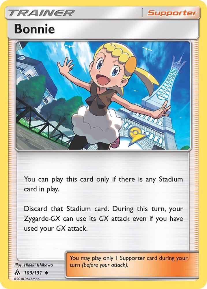 Bonnie 103/131 card from SM - Forbidden Light