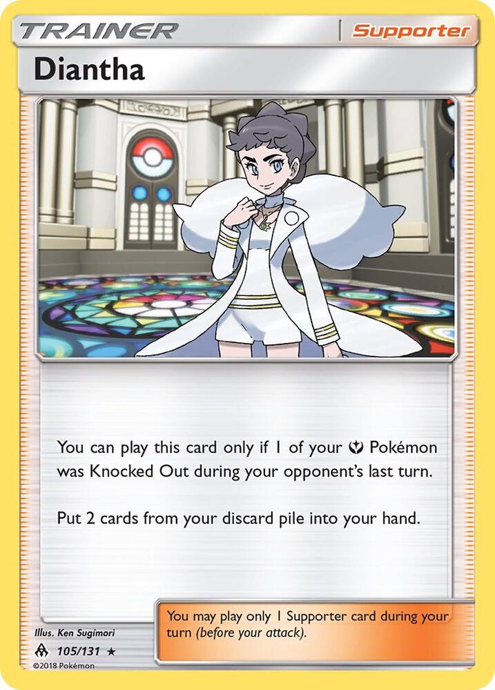 Diantha 105/131 card from SM - Forbidden Light