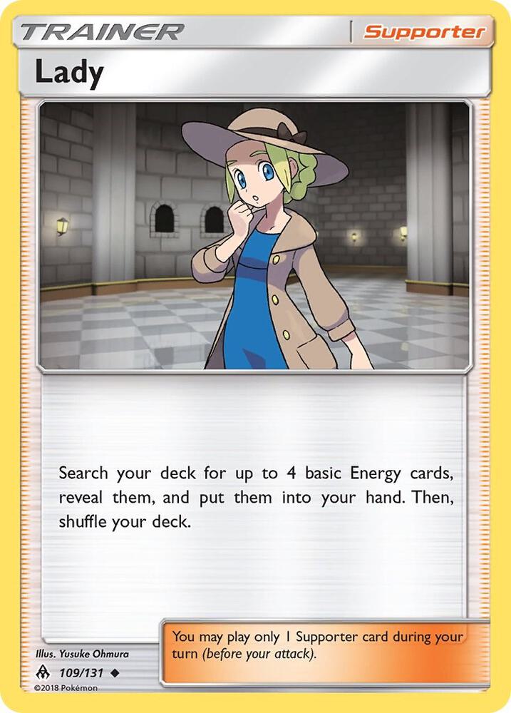 Lady 109/131 card from SM - Forbidden Light