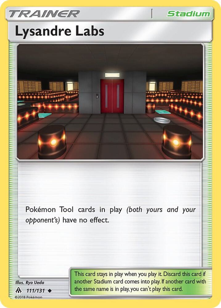 Lysandre Labs 111/131 card from SM - Forbidden Light