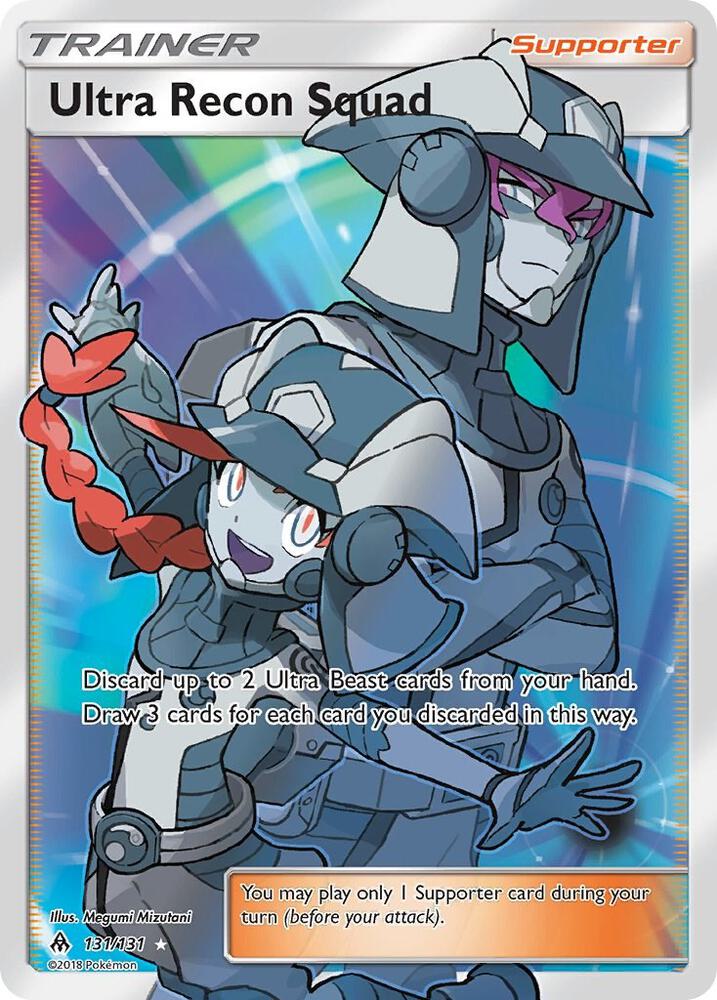 Ultra Recon Squad (Full Art) 131/131 card from SM - Forbidden Light