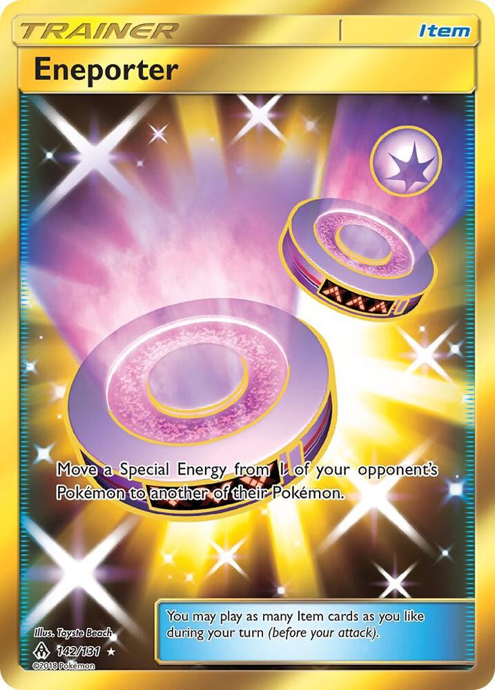 Eneporter (Secret) 142/131 card from SM - Forbidden Light