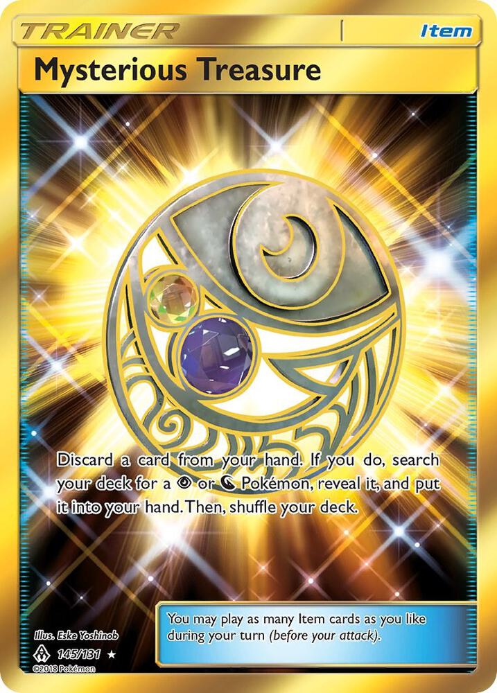 Mysterious Treasure (Secret) 145/131 card from SM - Forbidden Light