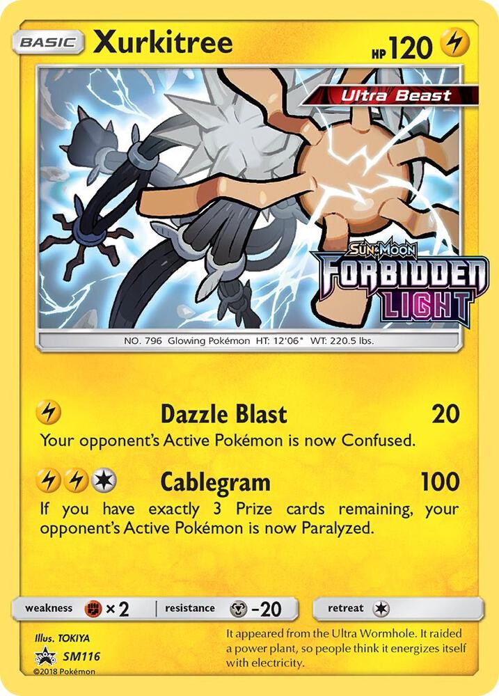 Xurkitree (Prerelease) SM116 card from SM Promos