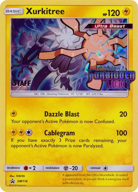 Xurkitree (Prerelease) [Staff] SM116 card from SM Promos