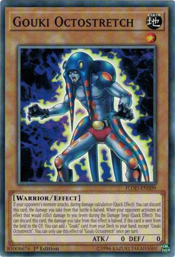 Gouki Octostretch FLOD-EN009 card from Flames of Destruction