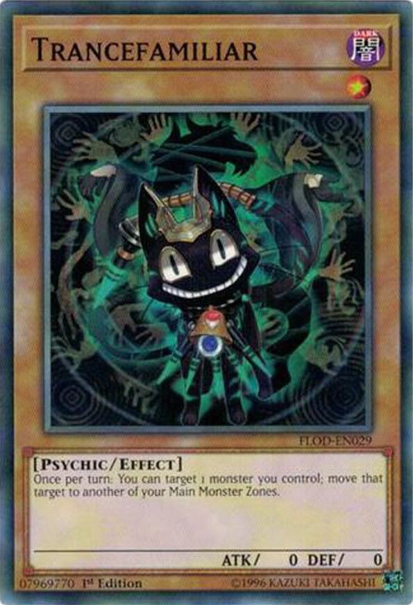 Trancefamiliar FLOD-EN029 card from Flames of Destruction