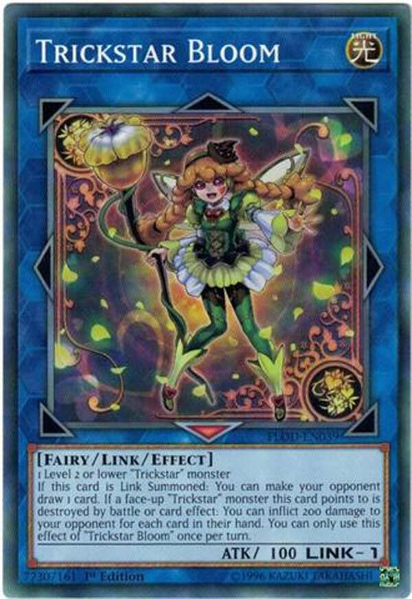 Trickstar Bloom FLOD-EN039 card from Flames of Destruction
