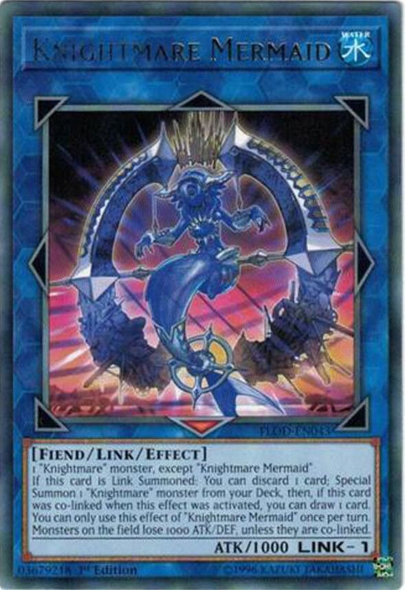 Knightmare Mermaid FLOD-EN043 card from Flames of Destruction