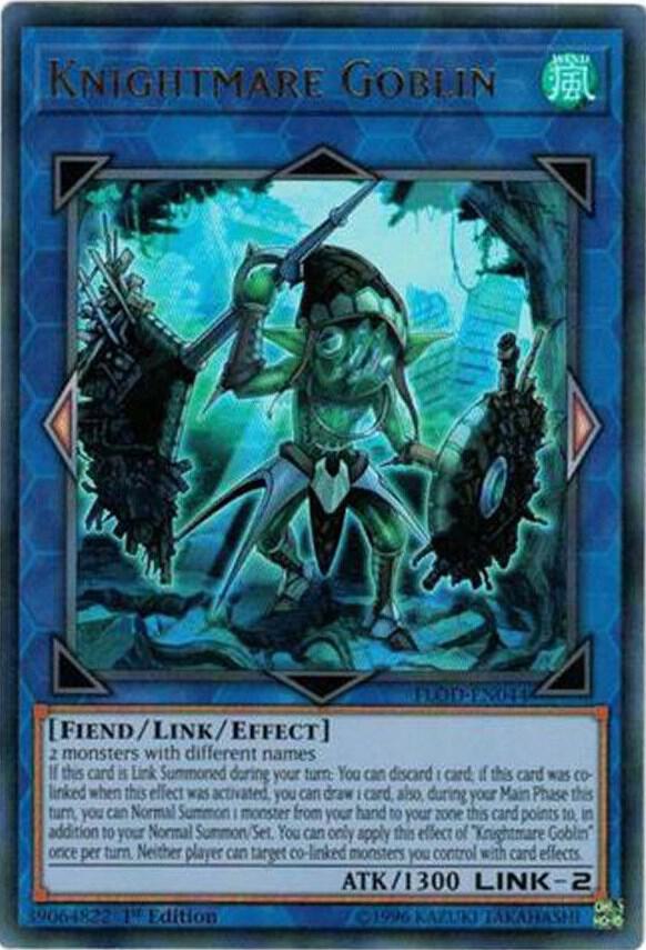 Knightmare Goblin FLOD-EN044 card from Flames of Destruction