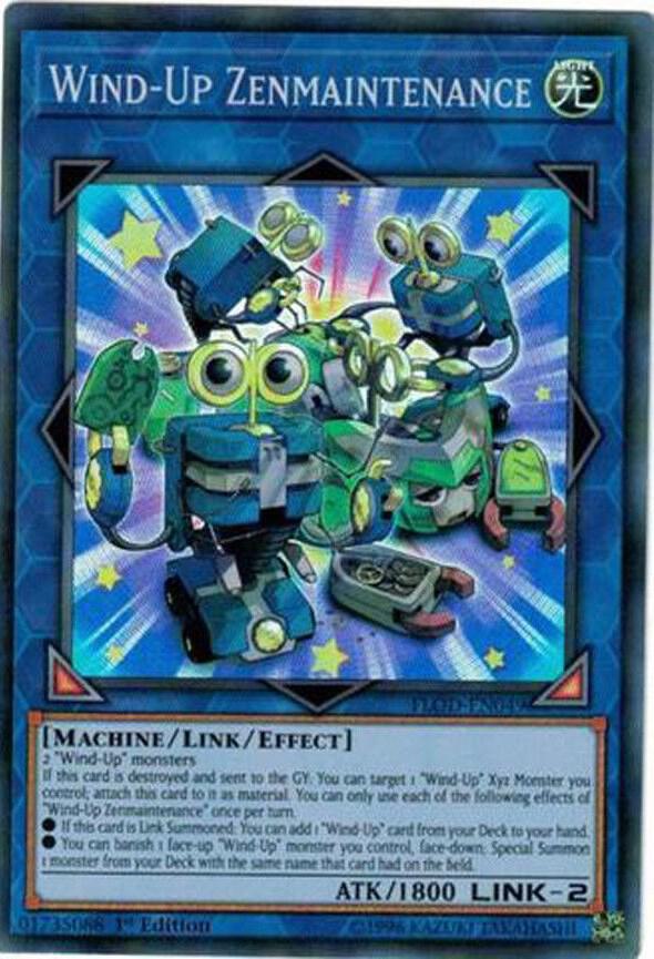 Wind-Up Zenmaintenance FLOD-EN049 card from Flames of Destruction