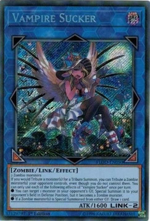 Vampire Sucker FLOD-EN050 card from Flames of Destruction