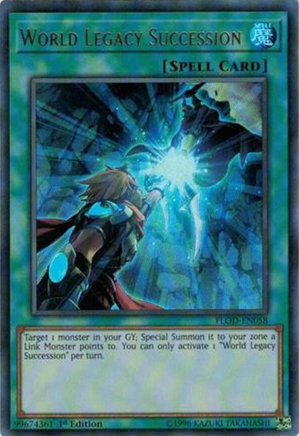 World Legacy Succession FLOD-EN058 card from Flames of Destruction