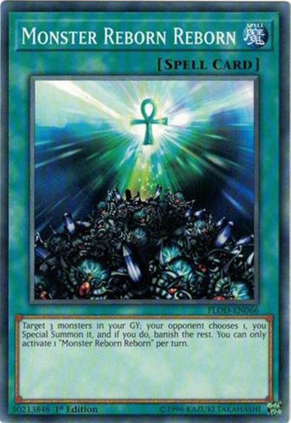 Monster Reborn Reborn FLOD-EN066 card from Flames of Destruction