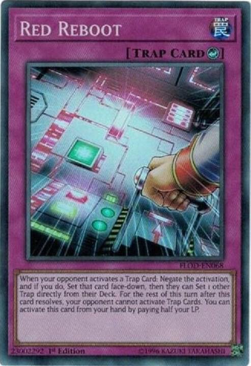Red Reboot FLOD-EN068 card from Flames of Destruction