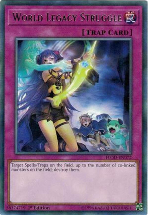 World Legacy Struggle FLOD-EN072 card from Flames of Destruction