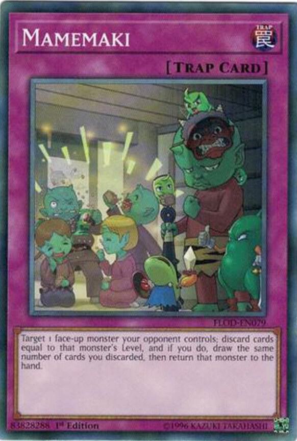 Mamemaki FLOD-EN079 card from Flames of Destruction