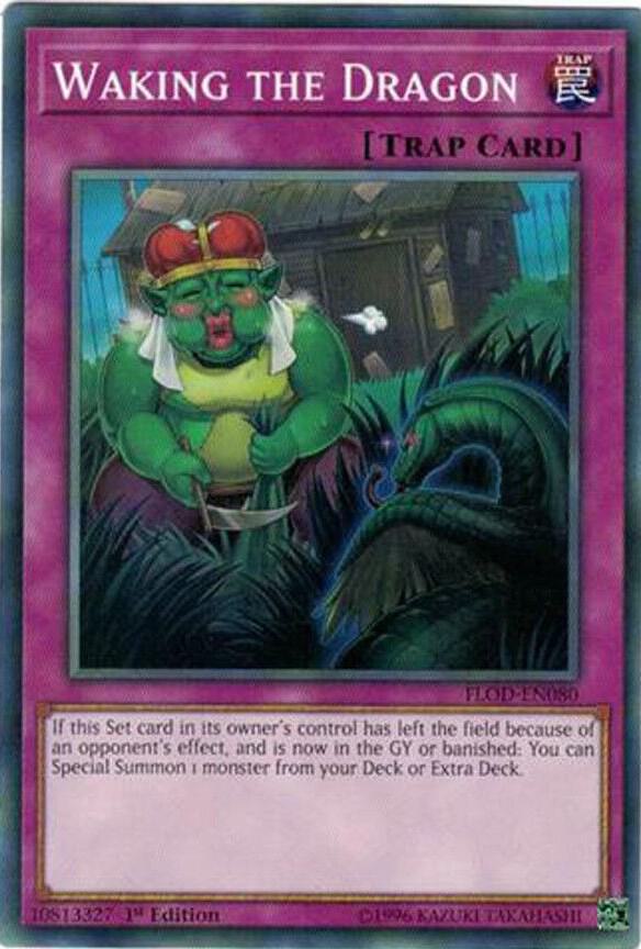 Waking the Dragon FLOD-EN080 card from Flames of Destruction