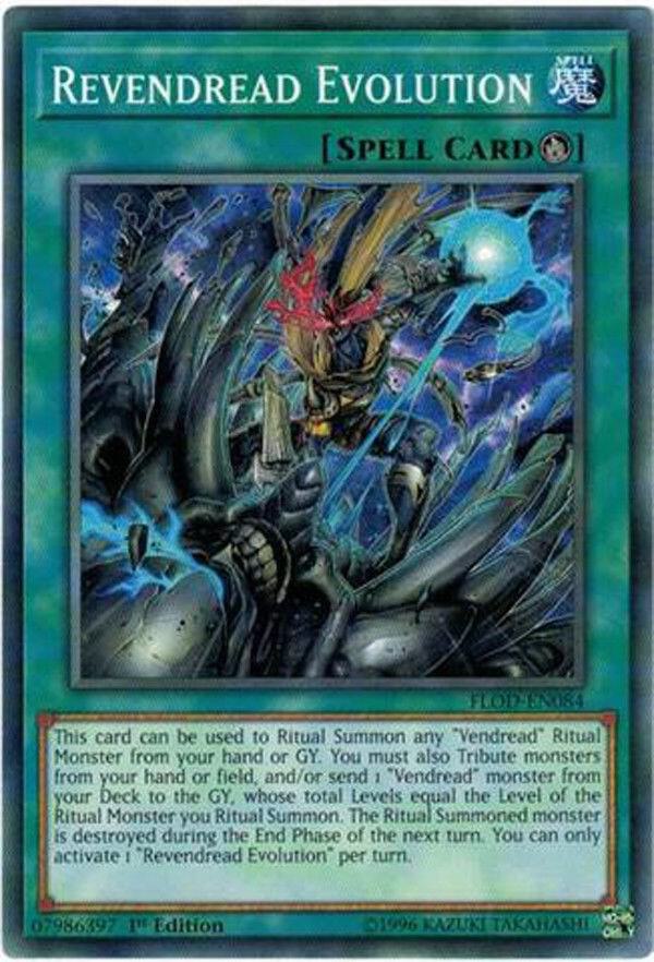 Revendread Evolution FLOD-EN084 card from Flames of Destruction