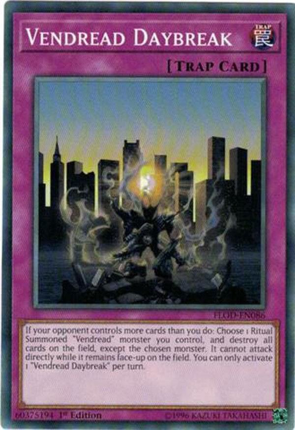 Vendread Daybreak FLOD-EN086 card from Flames of Destruction