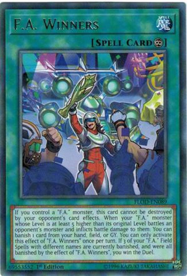 F.A. Winners FLOD-EN089 card from Flames of Destruction