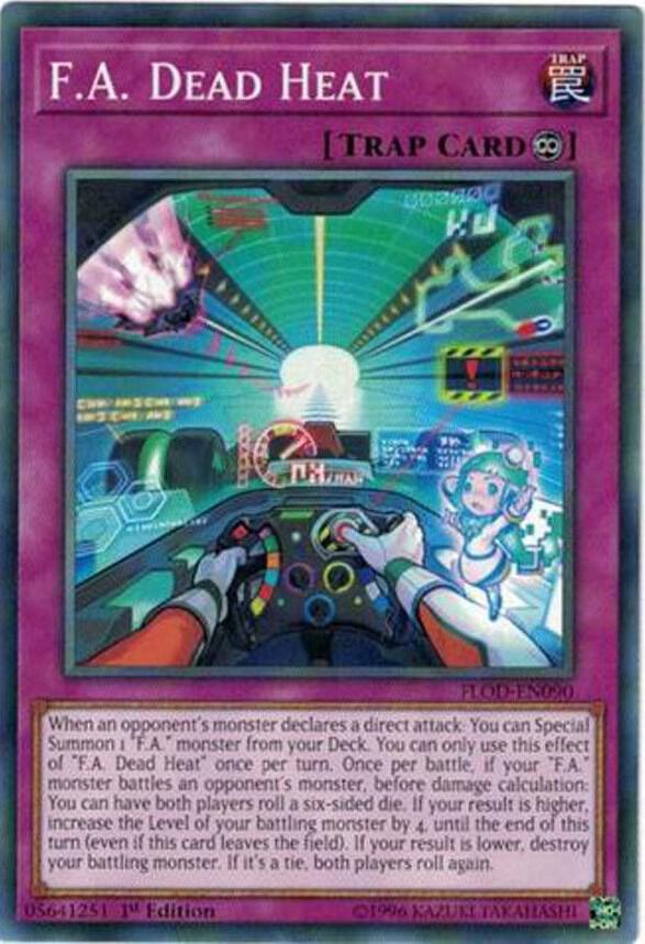 F.A. Dead Heat FLOD-EN090 card from Flames of Destruction