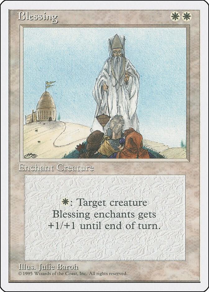 Blessing card from Fourth Edition