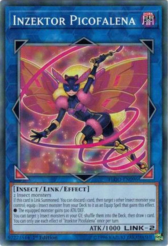 Inzektor Picofalena FLOD-EN096 card from Flames of Destruction