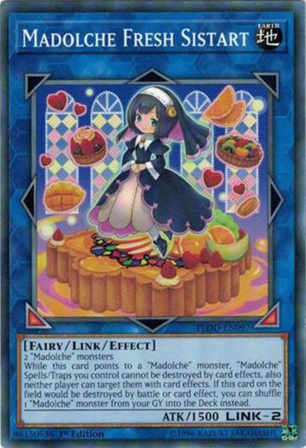 Madolche Fresh Sistart FLOD-EN097 card from Flames of Destruction