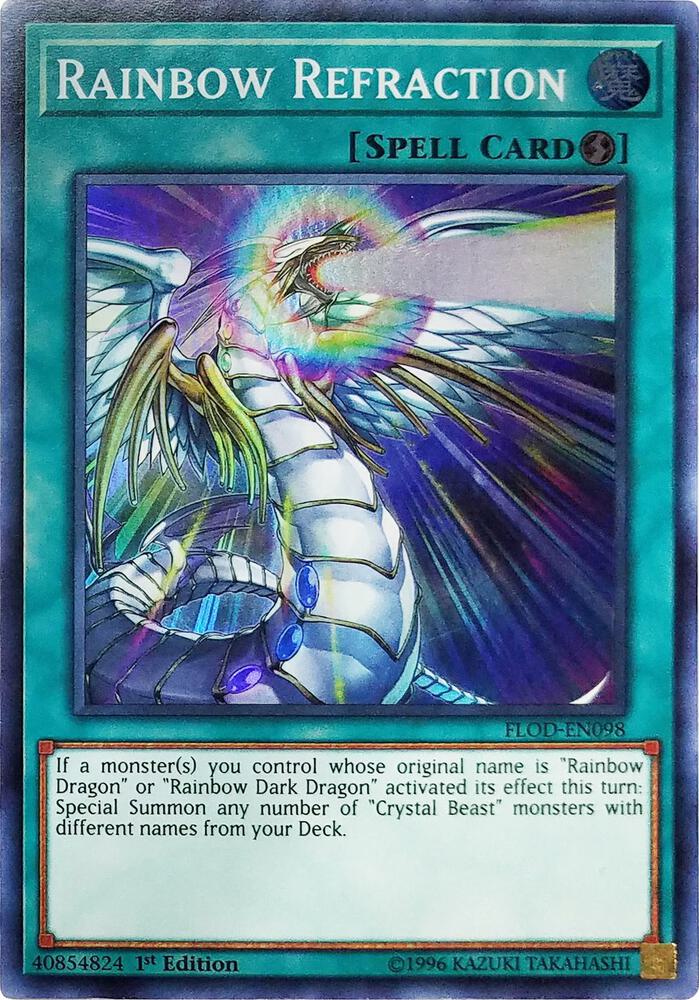 Rainbow Refraction FLOD-EN098 card from Flames of Destruction
